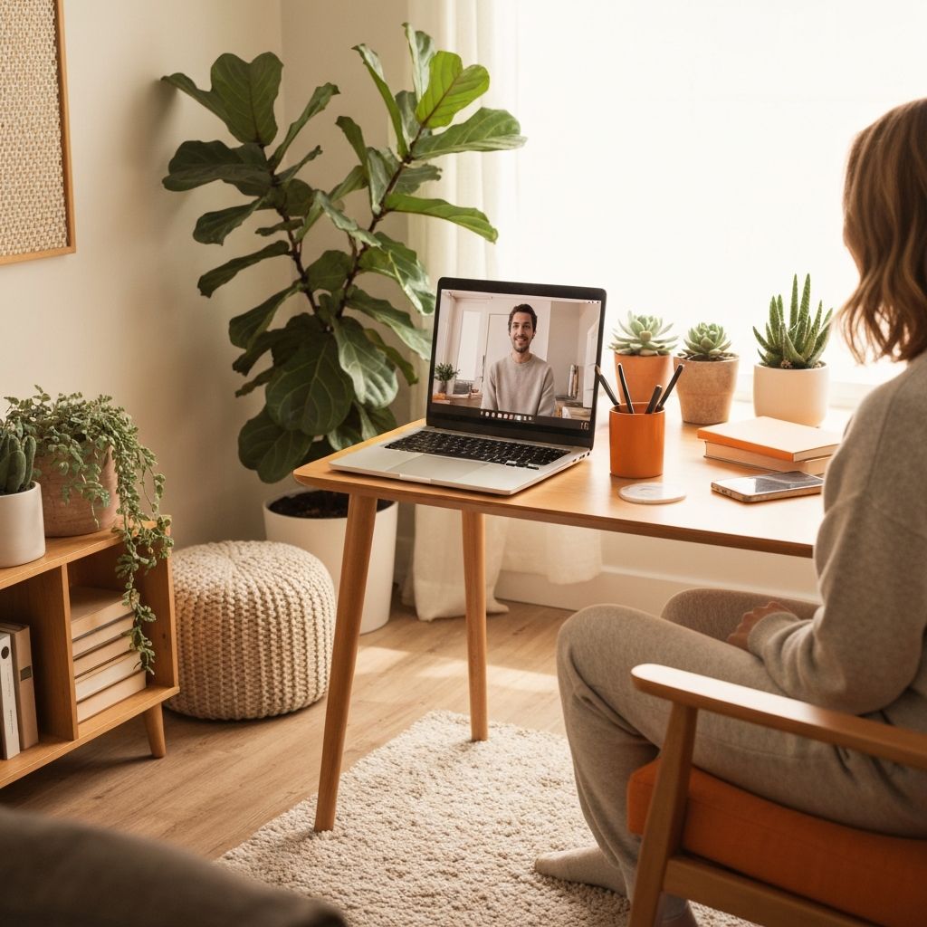 Online-Gespräch per Video